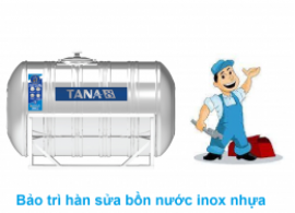 Hàn sửa bồn nước nhựa inox tại nhà