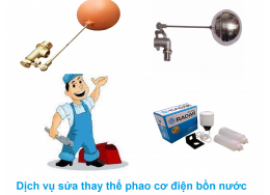 Dịch vụ sửa chữa thay thế phao cơ điện bồn nước