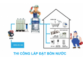 THI CÔNG LẮP ĐẶT BỒN NƯỚC GIA ĐÌNH VÀ CÔNG NGHIỆP