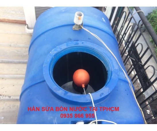 Hàn bồn nước nhựa inox tại nhà TP.HCM