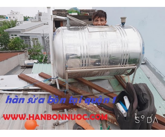 Hàn sửa bồn nước nhựa inox tại Quận 1