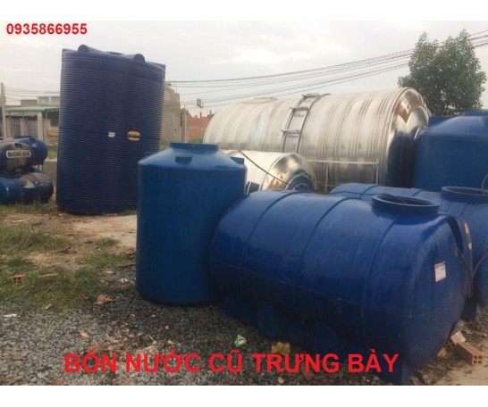 Bồn nước cũ trưng bày - Miễn phí vận chuyển tận nơi