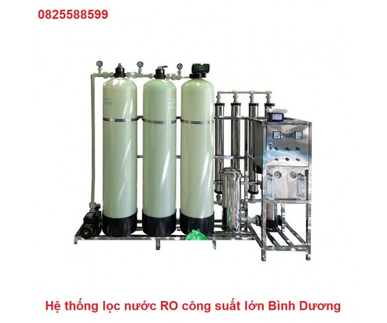 Hệ thống lọc nước RO tinh khiết công nghiệp tại Bình Dương