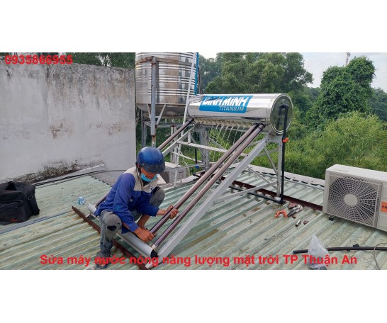 Sửa máy nước nóng năng lượng mặt trời TP Thuận An