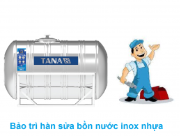 Hàn sửa bồn nước nhựa inox tại nhà