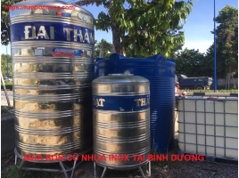 Thanh lý bồn nước inox nhựa cũ tại Bình Dương