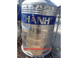 Bồn nước inox Đại Thành 1000l đứng đã qua sử dụng