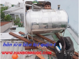 Hàn sửa bồn nước nhựa inox tại Quận 1