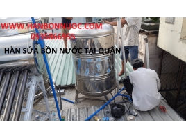 Hàn sửa bồn nước nhựa inox tại Quận 8