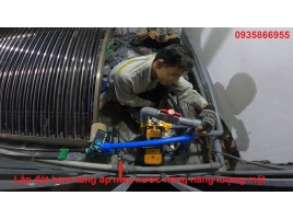 Lắp đặt bơm tăng áp máy nước nóng năng lượng mặt trời