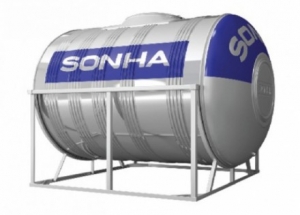 Bồn nước inox nằm ngang Sơn Hà