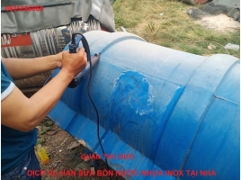 Hàn sửa bồn nước nhựa inox tại Quận Thủ Đức